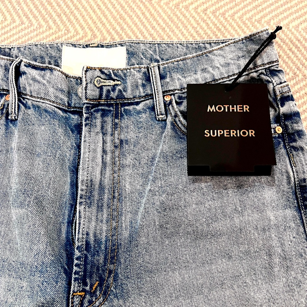 Mother The Swooner Rascal Ankle in Blue size 30